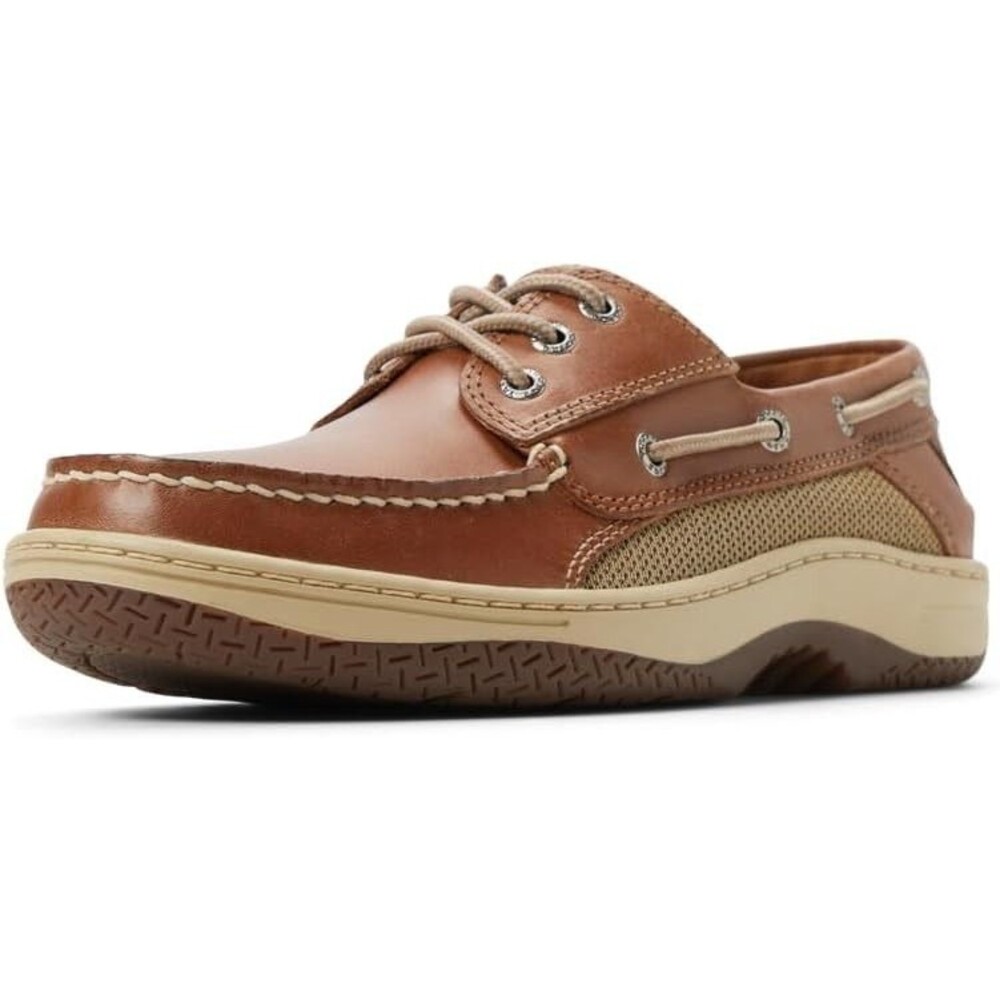 Sperry Men's Billfish 3-Eye Leather Boat Shoe Cognac Size 11.5 Wide